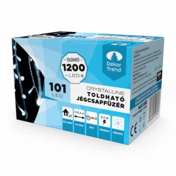 LED svetleća ledenica Crystaline 3x0,4m 101 kom hladno bela KAT 202-1